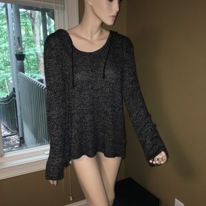 Light black and white hoodie